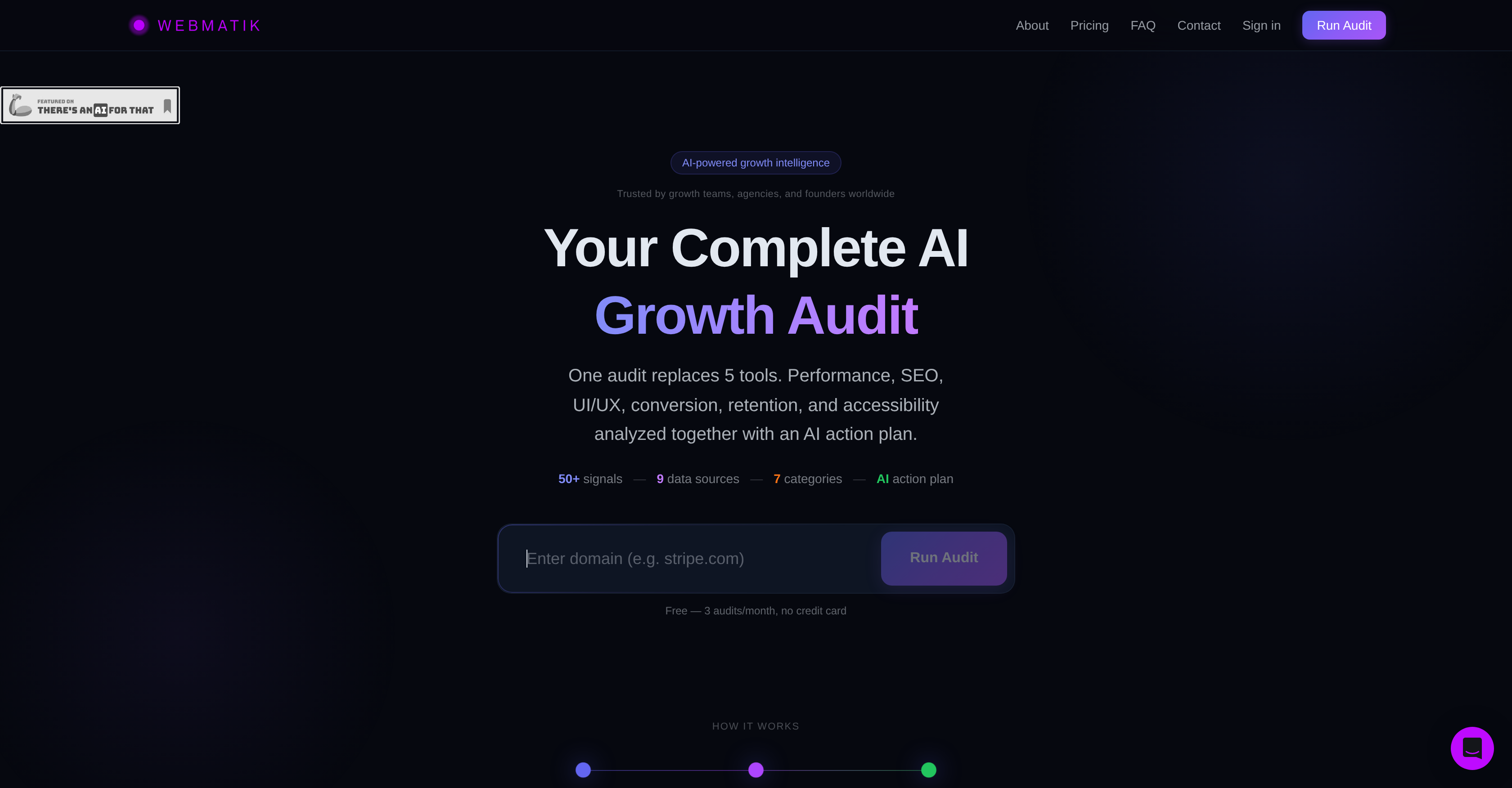 Webmatik - Screenshot showing the interface and features of this AI tool