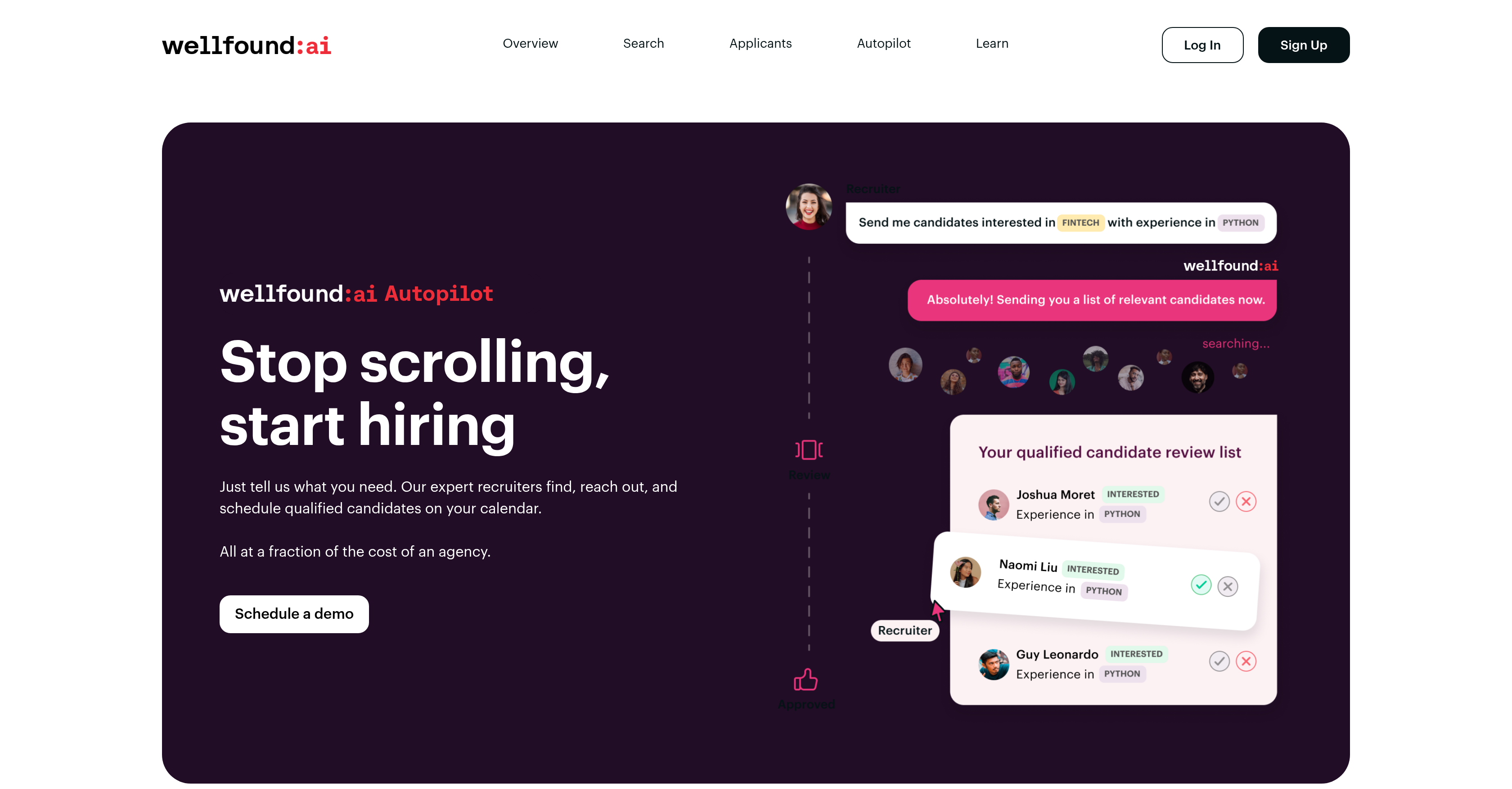 wellfound:ai - Screenshot showing the interface and features of this AI tool