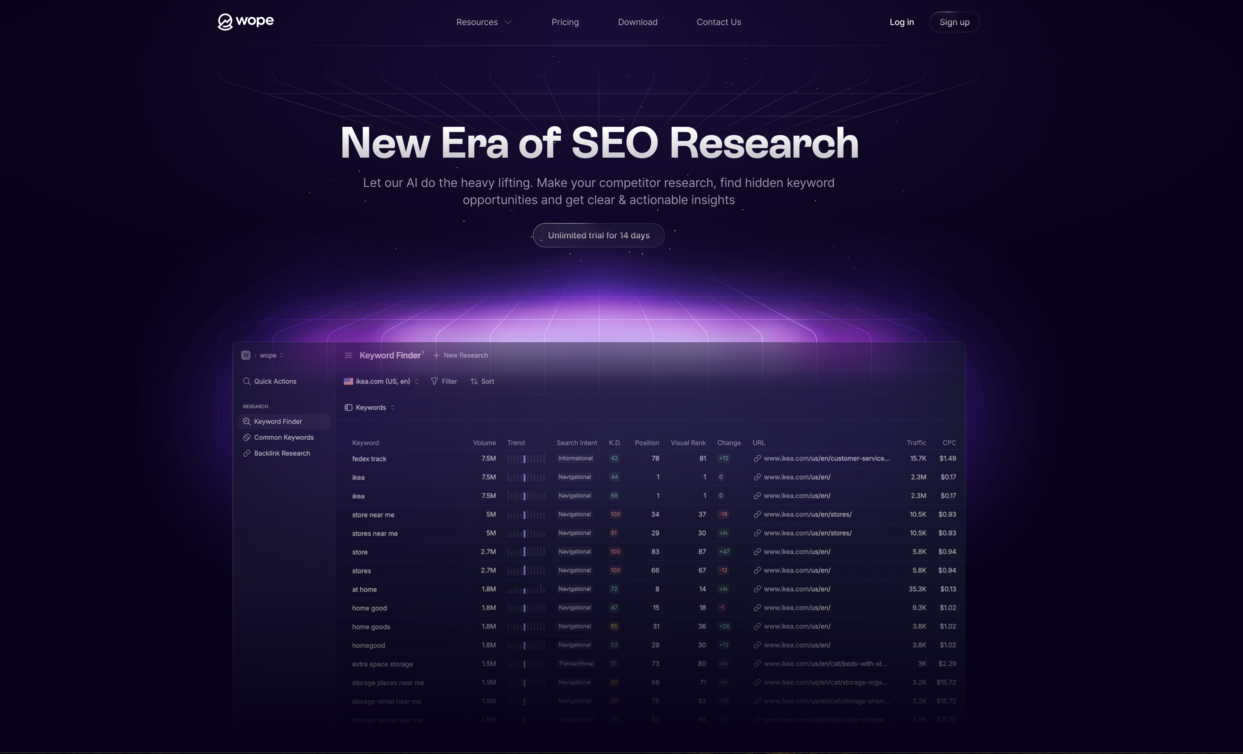Wope - Screenshot showing the interface and features of this AI tool