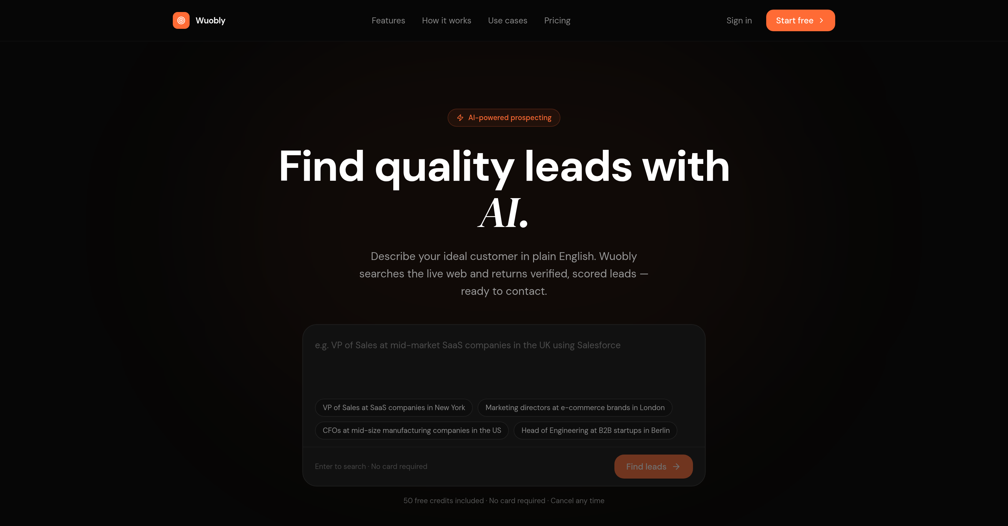 Wuobly - Screenshot showing the interface and features of this AI tool