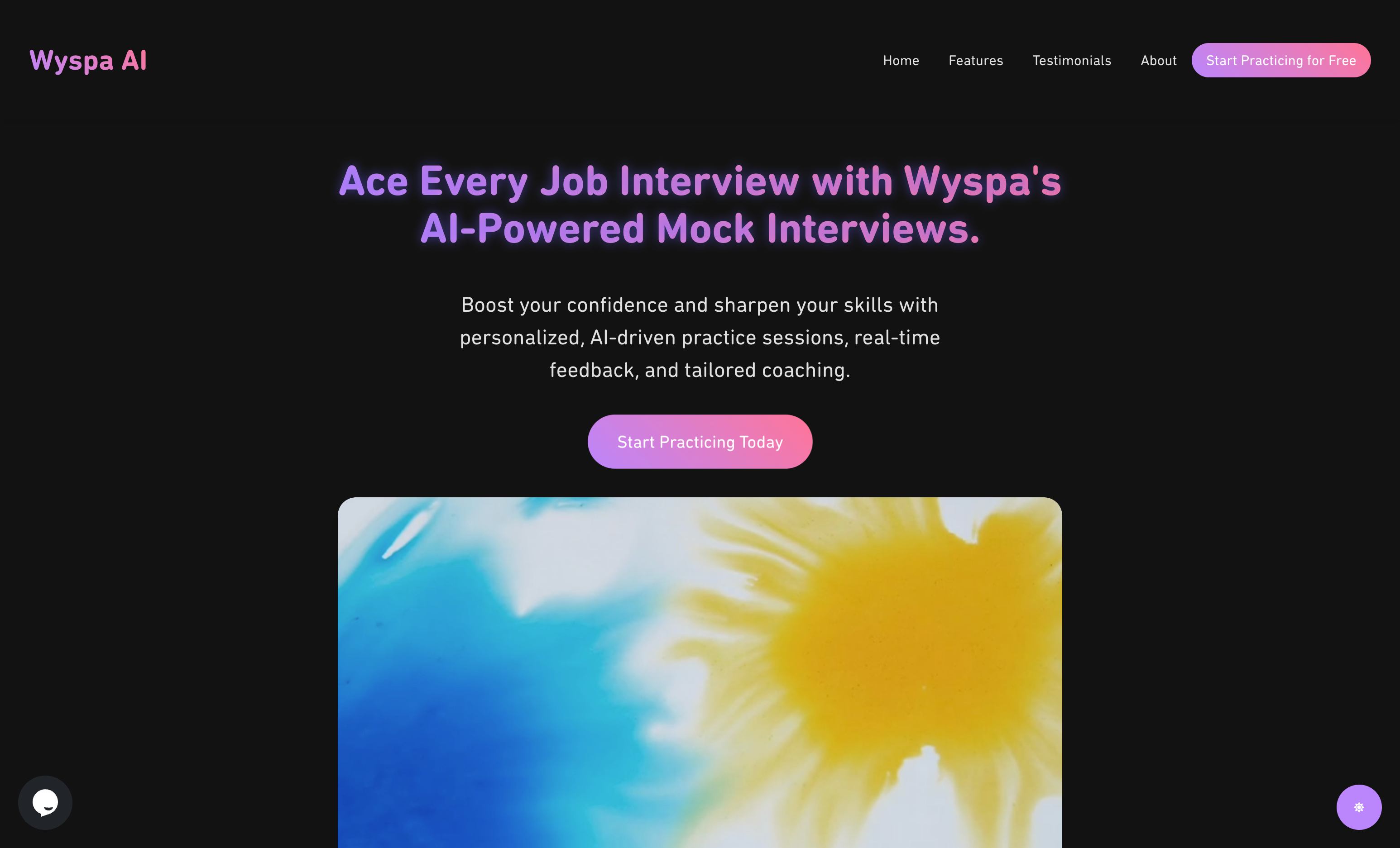 Wyspa - Screenshot showing the interface and features of this AI tool