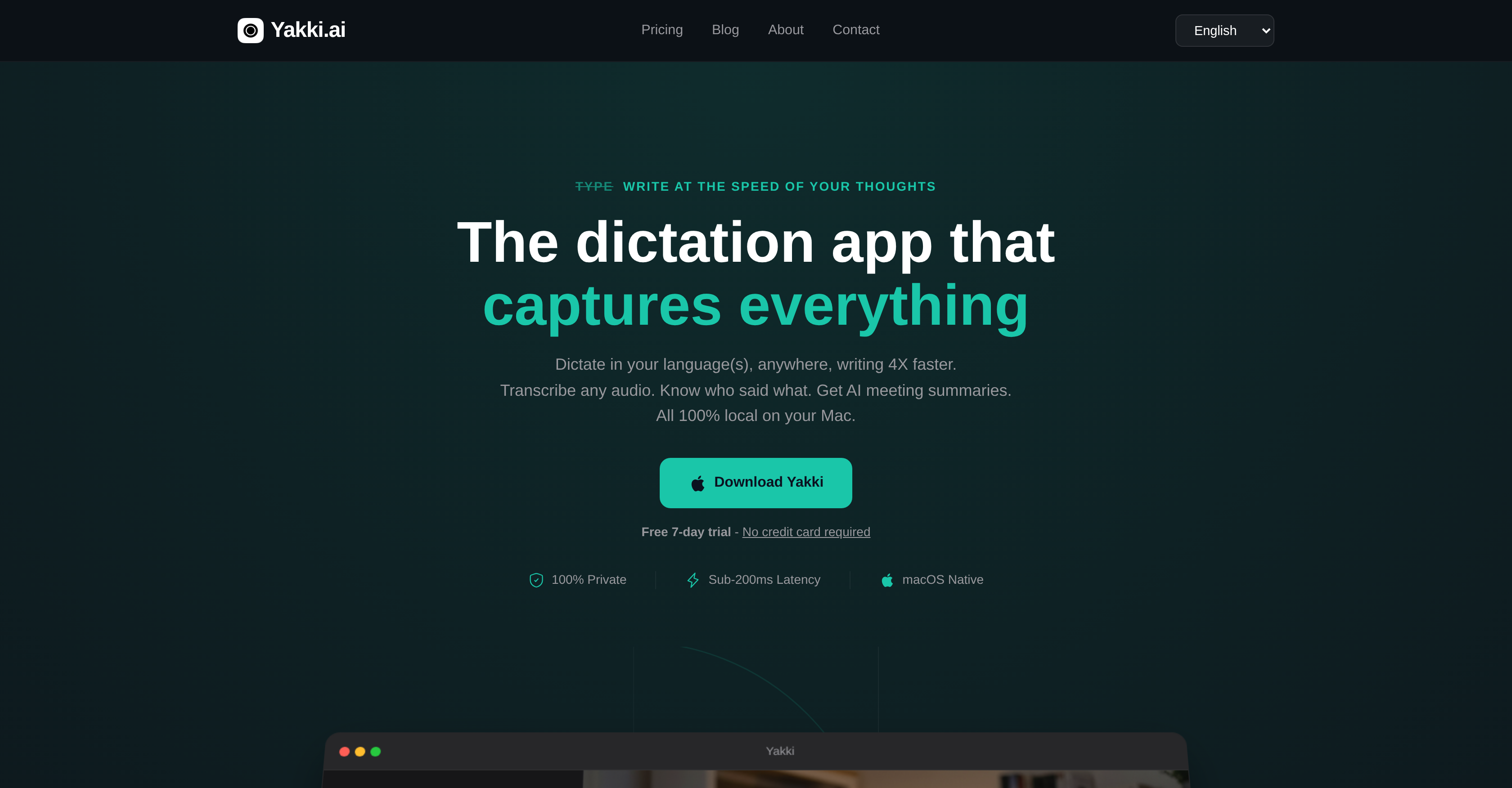 Yakki - Screenshot showing the interface and features of this AI tool