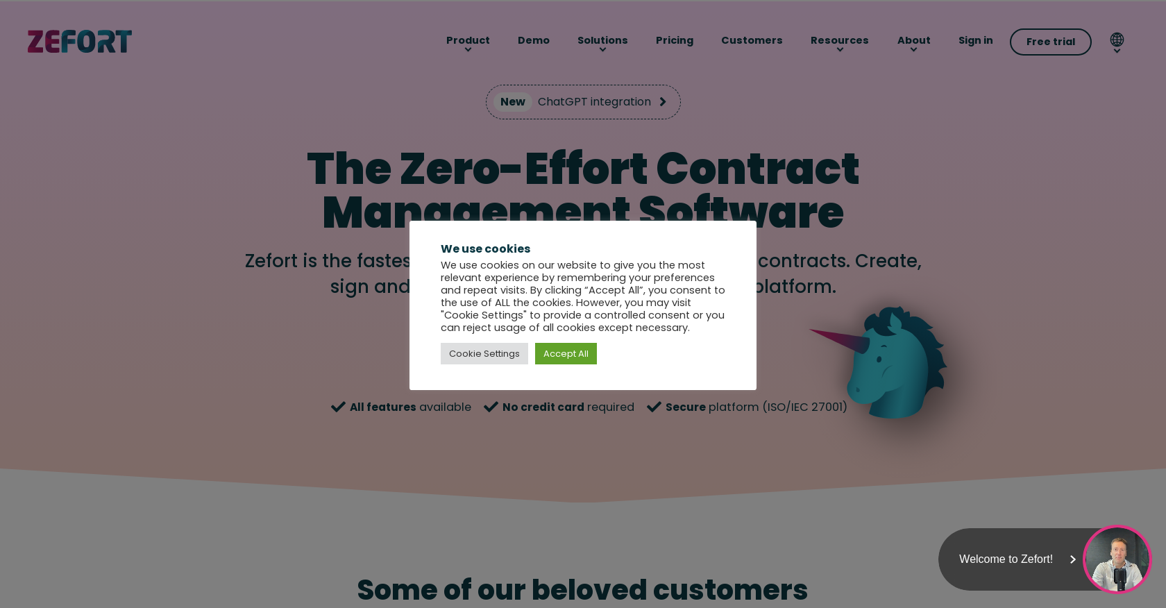 Zefort - Screenshot showing the interface and features of this AI tool